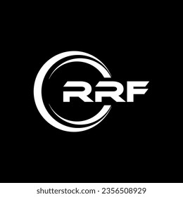 RRF Logo Design, Inspiration for a Unique Identity. Modern Elegance and Creative Design. Watermark Your Success with the Striking this Logo.