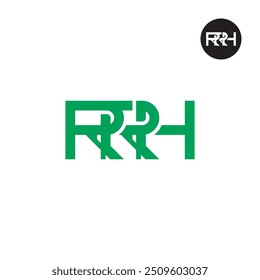 Letra RRH Logo Design Monográfico