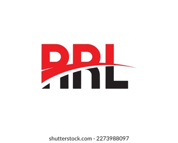 RRL Letter Initial Logo Design Vector Illustration