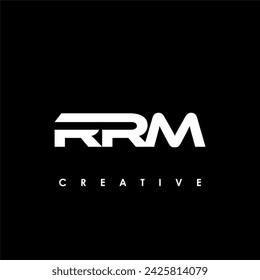 RRM Letter Initial Logo Design Template Vector Illustration