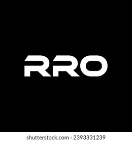RRO Letter Logo Design, Inspiration for a Unique Identity. Modern Elegance and Creative Design. Watermark Your Success with the Striking this Logo.