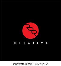 RRR Letter Initial Logo Design Template Vector Illustration	
