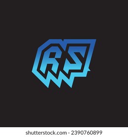 RS initial inspiration logo design esport and gaming clan ideas