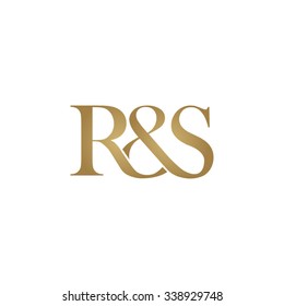 Ns Initial Logo Ampersand Monogram Golden Stock Vector (Royalty Free ...