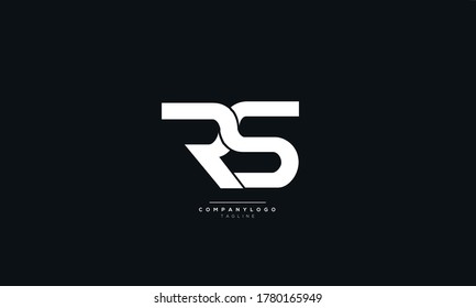 RS Letter Business Logo Design Icon Alphabet Vector Template