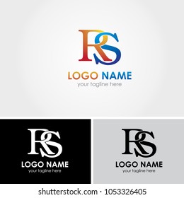 RS Letter Design - Initials Logo - Letter Logo Design - SR