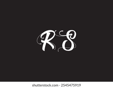 RS letter logo and initial logo design