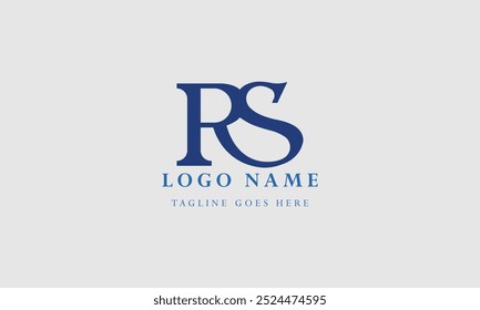  RS letter logo vector design