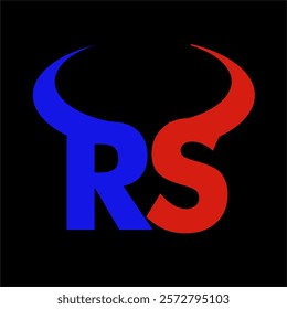 RS letter logo vector for sports logos or other products