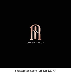 rs letter modern style fashion brand luxury style design modern style creative golden wordmark design typography illustration, sr wordmark, rs logo