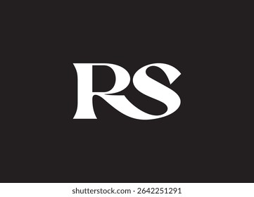RS Logo Design Creative and Modern Logo Design