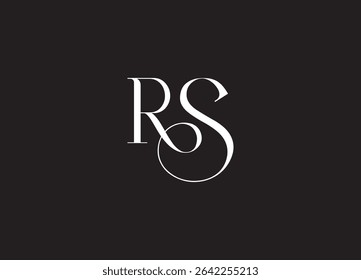RS Logo Design Creative and Modern Logo Design