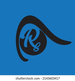 RS logo design looking attractive