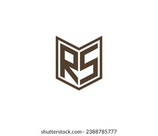 RS logo design vector template