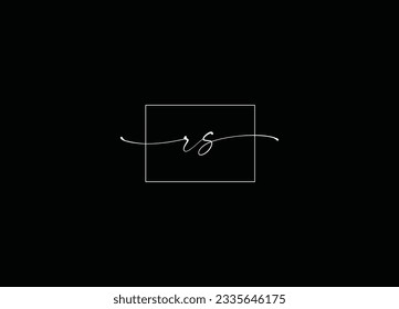 RS  monogram logo design and company logo