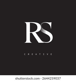 RS Monogram Logo Minimal Elegant Letter mark for Luxury, Fashion   Creative Brands	

