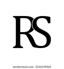  RS Monogram Logo Vetor Design Art.