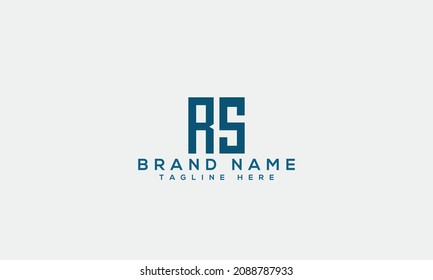 RS r s modern creative letter logo icon unique business template