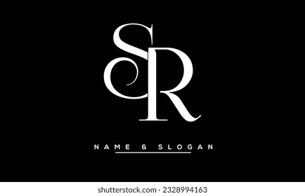 RS,  SR  Abstract  Letters  Logo  Monogram
