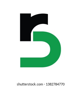 RS SR Initial Letter Mark Logo