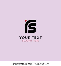 RS- und SR-Logo-Design