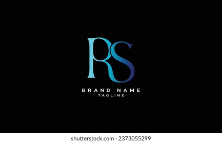 RS, SR, PS, SP, Abstract Anfangsbuchstaben Logo Design