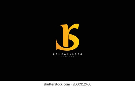 RS SR R AND S Abstraktes Logo für Anfangsbuchstaben des Monogrammes