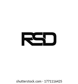 rsd letter original monogram logo design