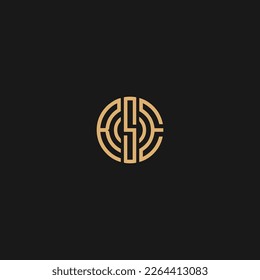RSE Circle Logo Vector. Swoosh Letter RSE Logo Design for business and company identity

