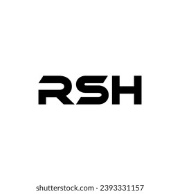 RSH Letter Logo Design, Inspiration for a Unique Identity. Modern Elegance and Creative Design. Watermark Your Success with the Striking this Logo.