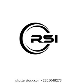 RSI Logo Design, Inspiration for a Unique Identity. Modern Elegance and Creative Design. Watermark Your Success with the Striking this Logo.