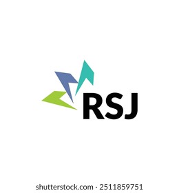 RSJ letter logo design on white background. Creative  modern RSJ letter logo design. Vector design.
Letters RSJ, RSJ logo  vector template. 