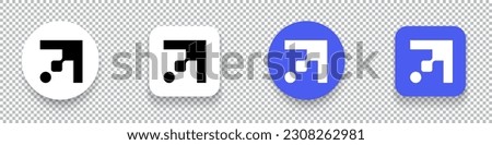 RSK Infrastructure Framework (RIF) crypto currency logo symbol set isolated on transparent background vector