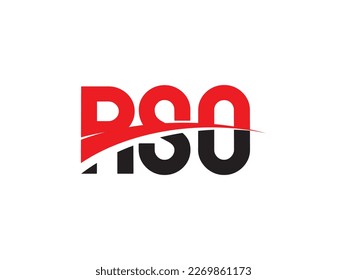 RSO Letter Initial Logo Design Vector Illustration