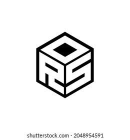 Diseño del logotipo de la letra RSO con fondo blanco en ilustrador, logotipo vectorial estilo moderno de superposición de tipos de letra del alfabeto. diseños de caligrafía para logotipo, afiche, invitación, etc.