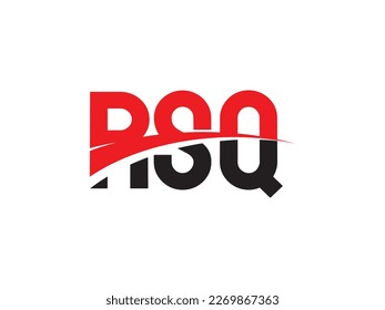 RSQ Letter Initial Logo Design Vector Illustration