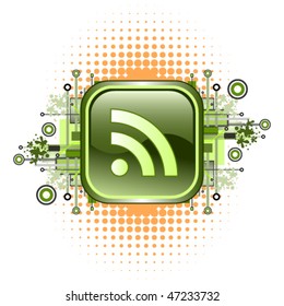 RSS button design