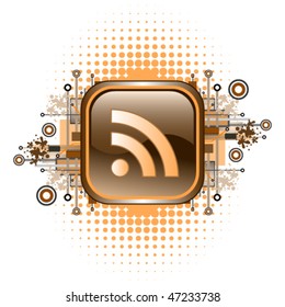 RSS button design
