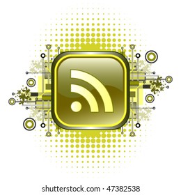RSS button design