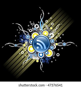RSS button design or icon