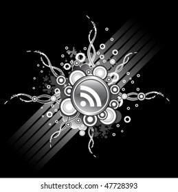 RSS button design or icon