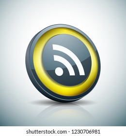RSS button illustration