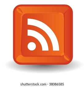 RSS Button in Vector art