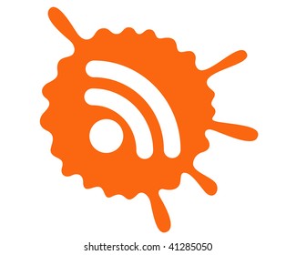 RSS button for your design as a blot.