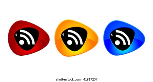 rss buttons
