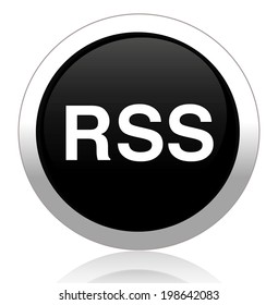rss  circle web glossy icon