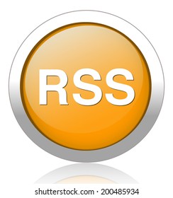 rss  circle web glossy icon