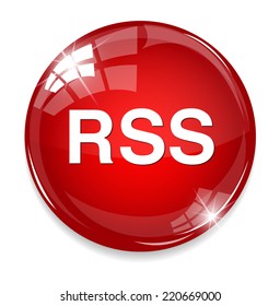 rss  circle web glossy icon