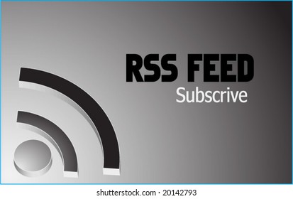 rss feed with background black