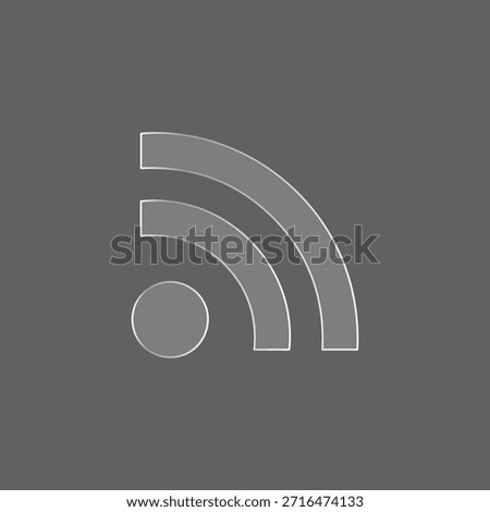 RSS Feed Broadcast Signal Icon